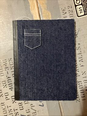 Dark Blue Denim Jeans journal